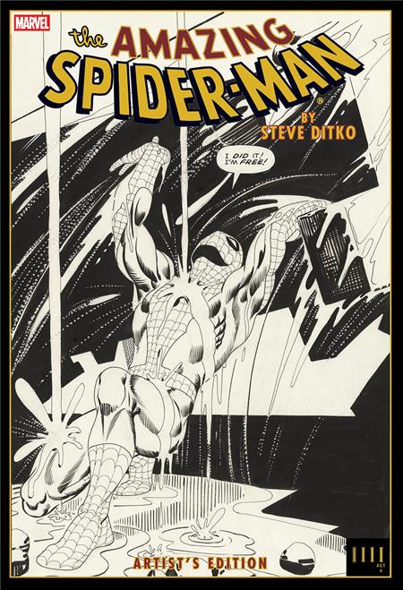AMAZING SPIDER MAN BY STEVE DITKO ARTISTS EDITION HC RAIN CVR AMAZING SPIDER MAN BY STEVE DITKO ARTISTS EDITION HC RAIN CVR