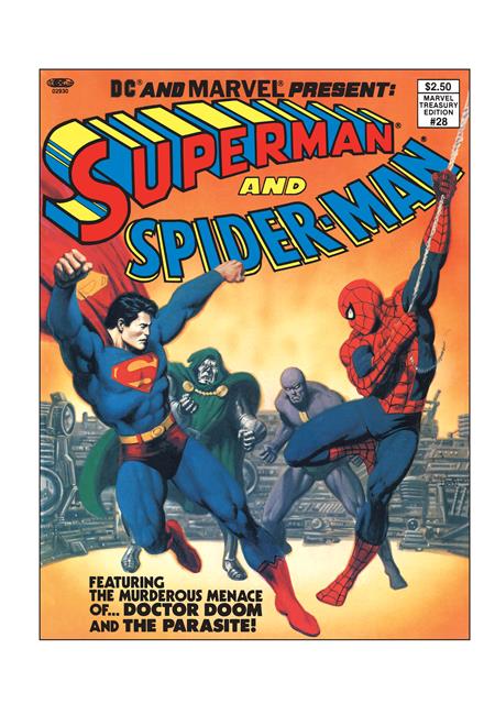 DC AND MARVEL PRESENT SUPERMAN AND SPIDER-MAN (MARVEL TREASURY EDITION #28) FACSIMILE EDITION #1