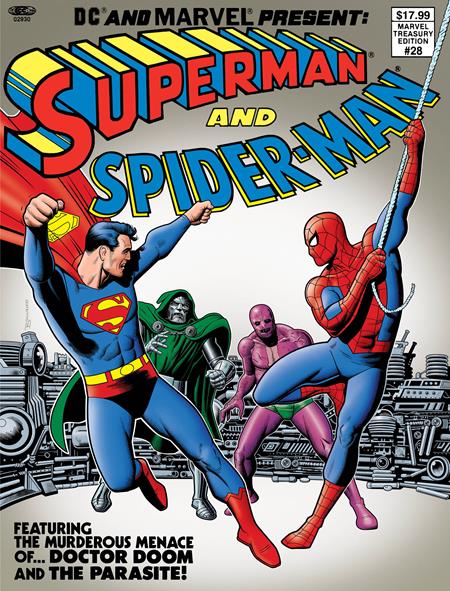 DC AND MARVEL PRESENT SUPERMAN AND SPIDER-MAN (MARVEL TREASURY EDITION #28) FACSIMILE EDITION #1