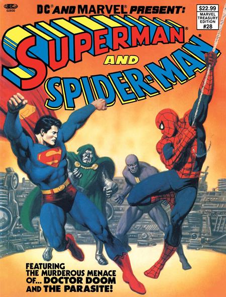 DC AND MARVEL PRESENT SUPERMAN AND SPIDER-MAN (MARVEL TREASURY EDITION #28) FACSIMILE EDITION #1