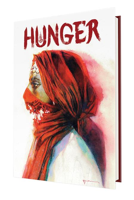 HUNGER HC BILL SIENKIEWICZ PREMIERE ED WITH GOLD FOIL SLIPCASE Solicited Thru Other Distributors