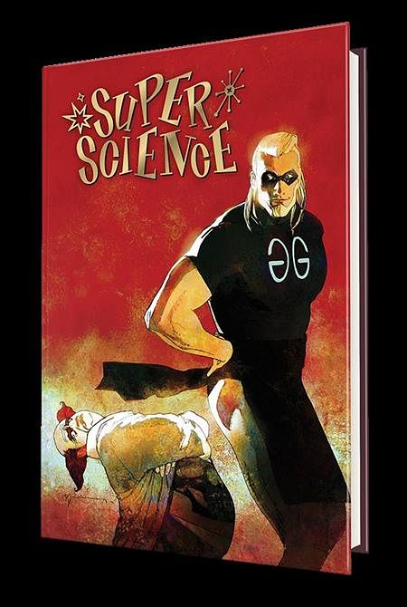 SUPER SCIENCE HC VOL 01 BILL SIENKIEWICZ PREMIERE ED WITH GOLD FOIL SLIPCASE Solicited Thru Other Distributors