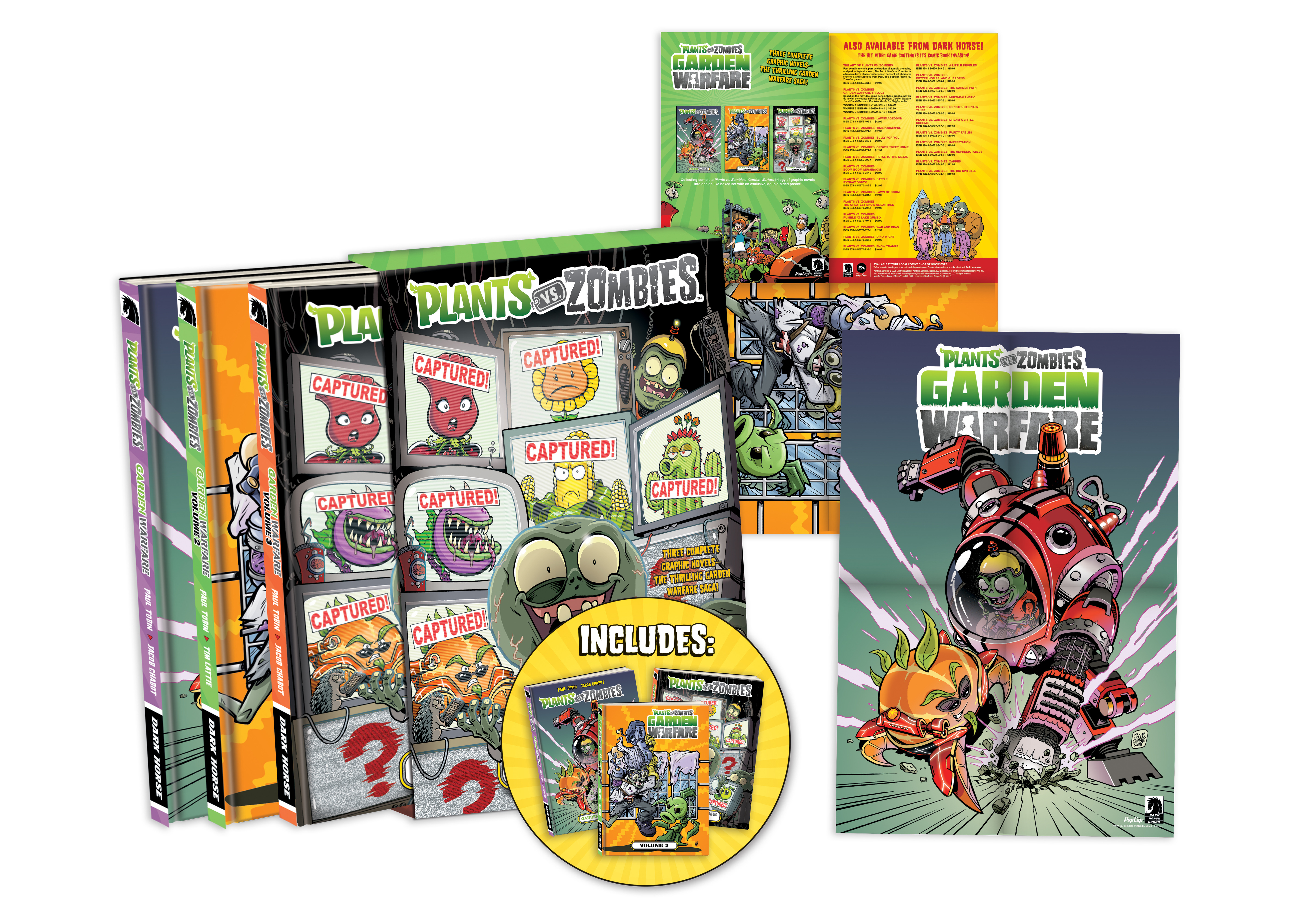 PLANTS VS. ZOMBIES THE GARDEN WARFARE TRILOGY BOXED SET HC