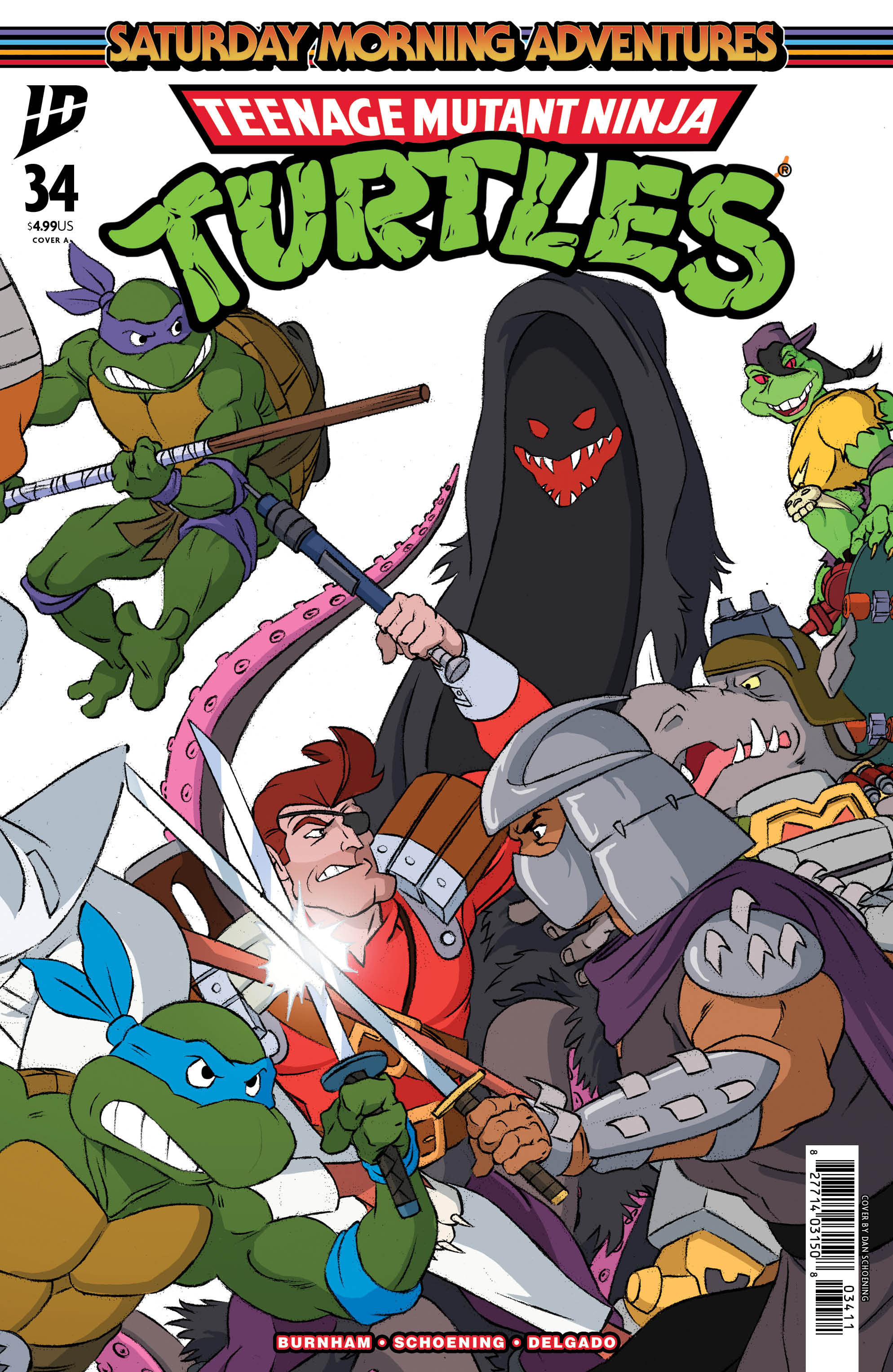 TEENAGE MUTANT NINJA TURTLES SATURDAY MORNING ADVENTURES #34