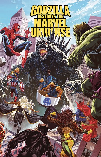 GODZILLA DESTROYS THE MARVEL UNIVERSE TP #01