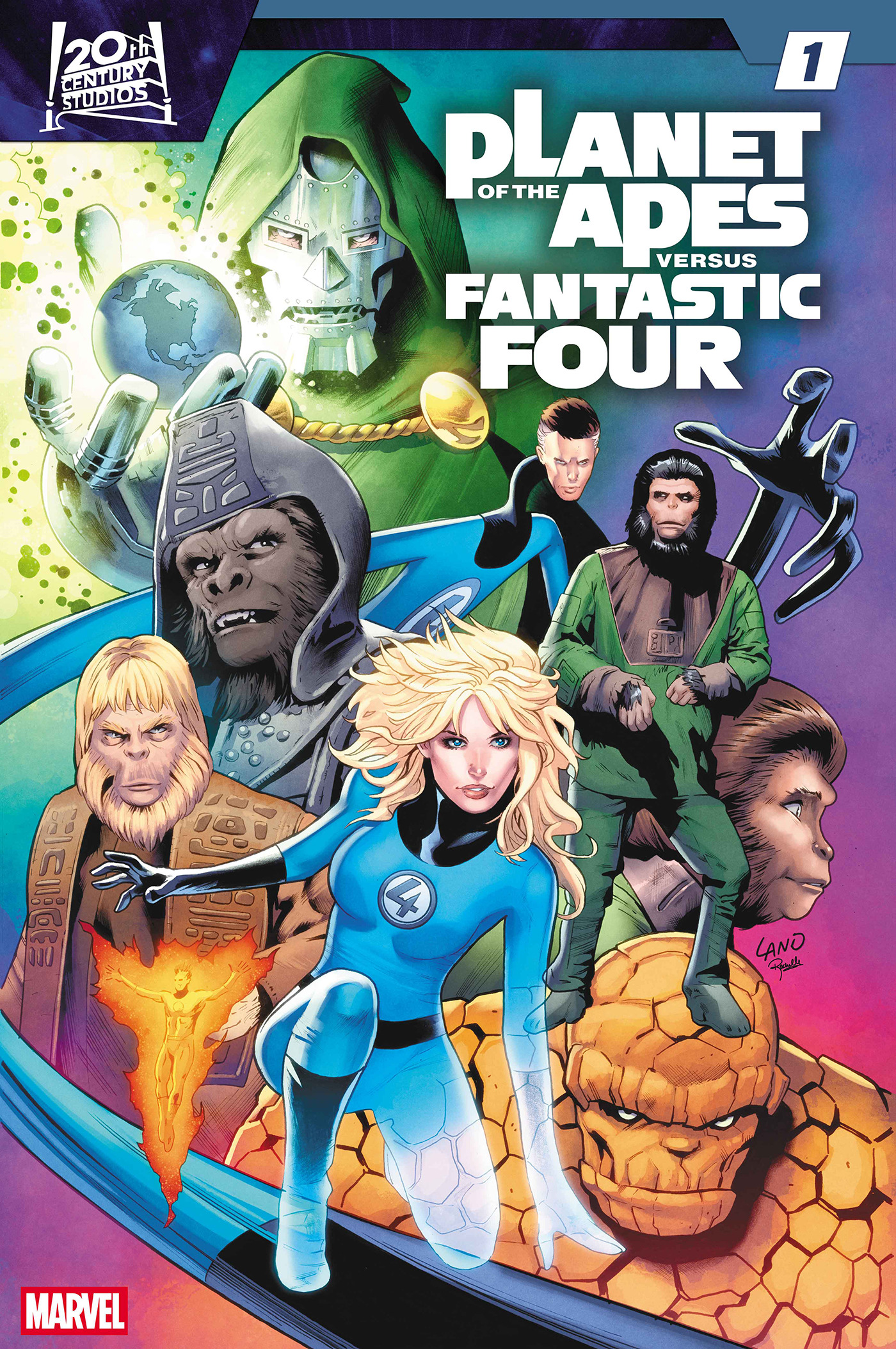 PLANET OF THE APES VS. FANTASTIC FOUR #01