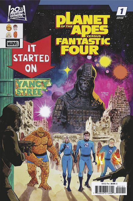 PLANET OF THE APES VS. FANTASTIC FOUR #01
