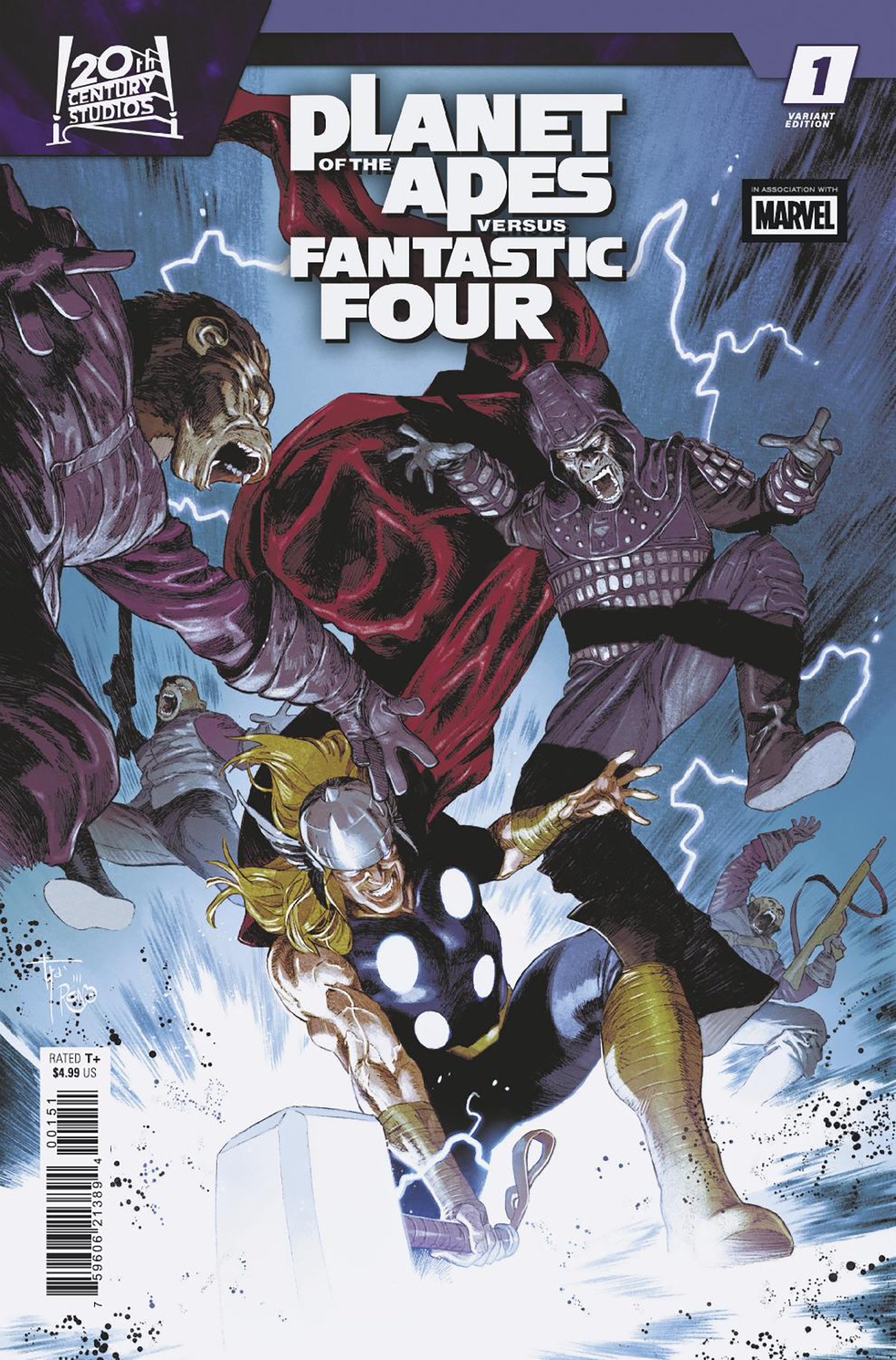 PLANET OF THE APES VS. FANTASTIC FOUR #01