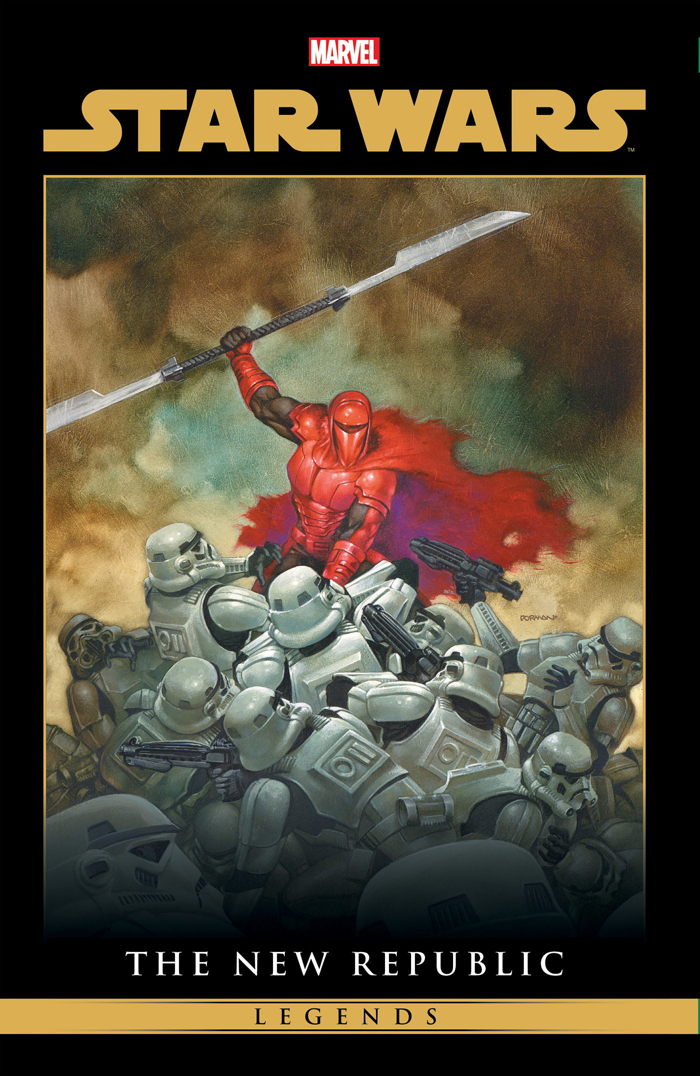 STAR WARS LEGENDS THE NEW REPUBLIC OMNIBUS VOL. 03 DAVE DORMAN CRIMSON EMPIRE COVER HC #03