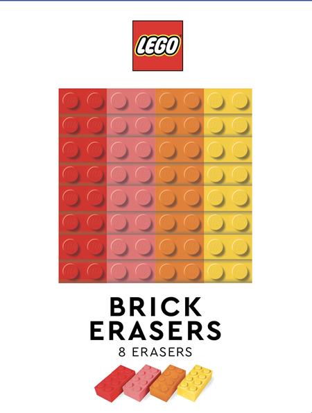LEGO BRICK ERASERS (MULTICOLOR PACK OF 8) Previously Offered thru Other Distributors #1