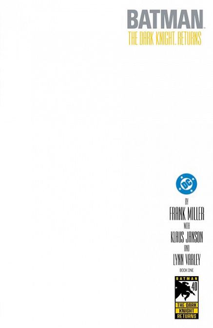 BATMAN THE DARK KNIGHT RETURNS FACSIMILE EDITION #1