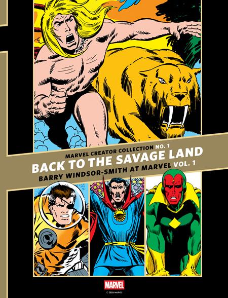 MARVEL CREATOR COLLECTION #1 HC VOL 01 BACK TO THE SAVAGE LAND BARRY WINDSOR-SMITH AT MARVEL