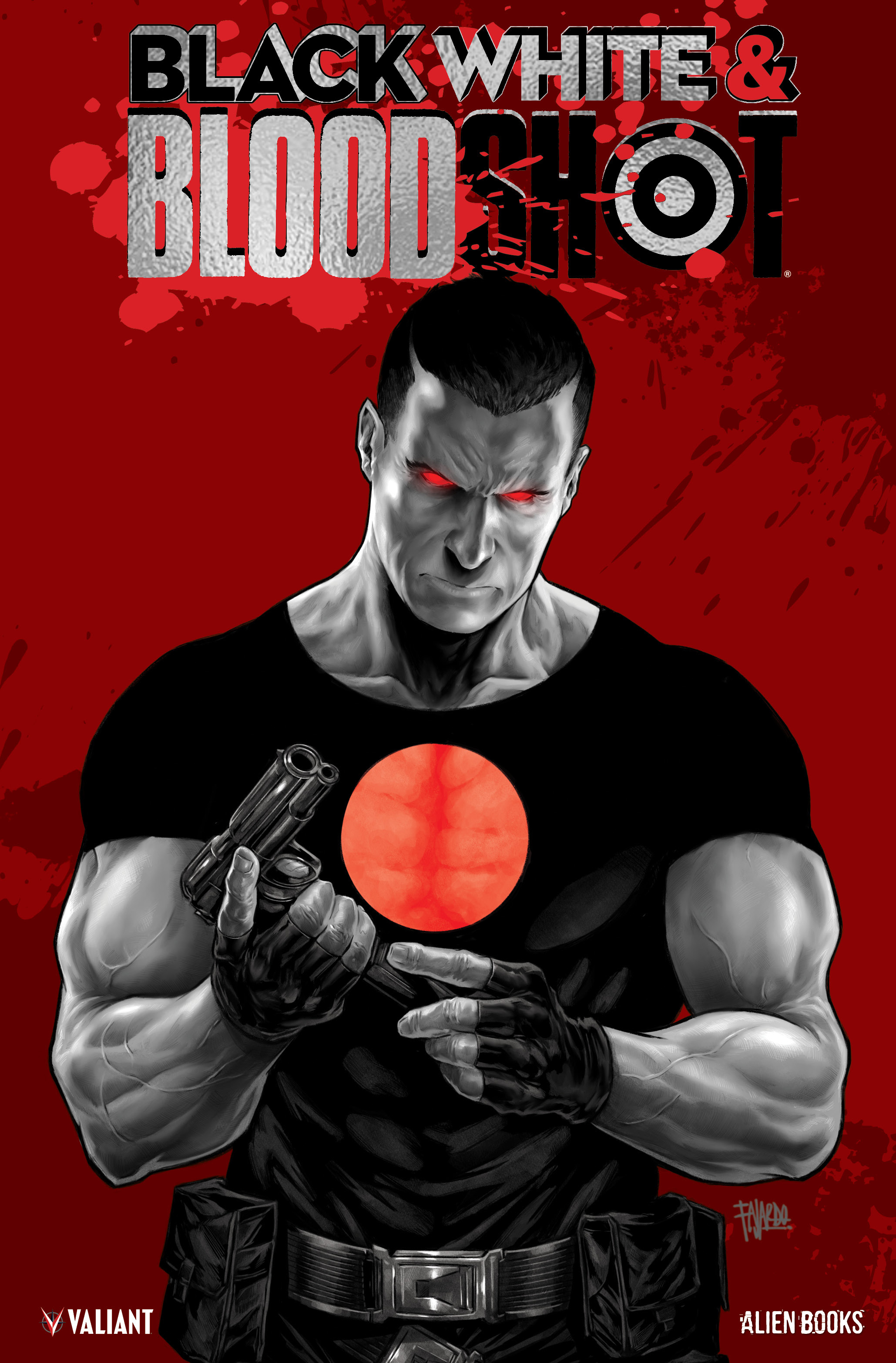 BLACK, WHITE & BLOODSHOT HC
