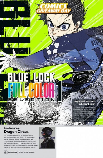 FCBD/CGD 2026 - KODANSHA BLUE LOCK FULL COLOR SELECTION & DRAGON CIRCUS