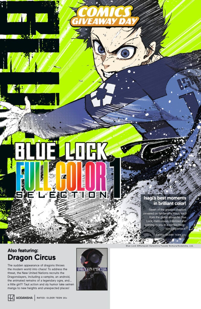 FCBD/CGD 2026 - KODANSHA BLUE LOCK FULL COLOR SELECTION & DRAGON CIRCUS