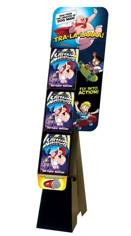 CAPTAIN UNDERPANTS MANGA TP VOL 01 THE FIRST EPIC MANGA 16 COPY FLOOR DISPLAY