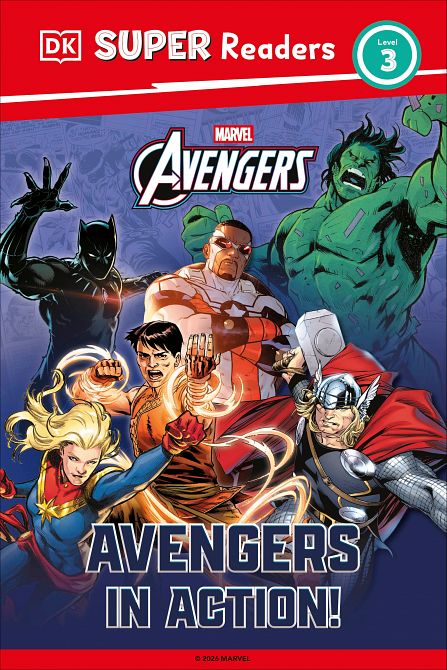 DK SUPER READERS LEVEL 03 MARVEL AVENGERS IN ACTION HC