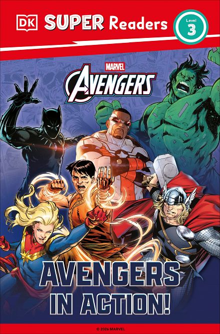 DK SUPER READERS LEVEL 03 MARVEL AVENGERS IN ACTION TP