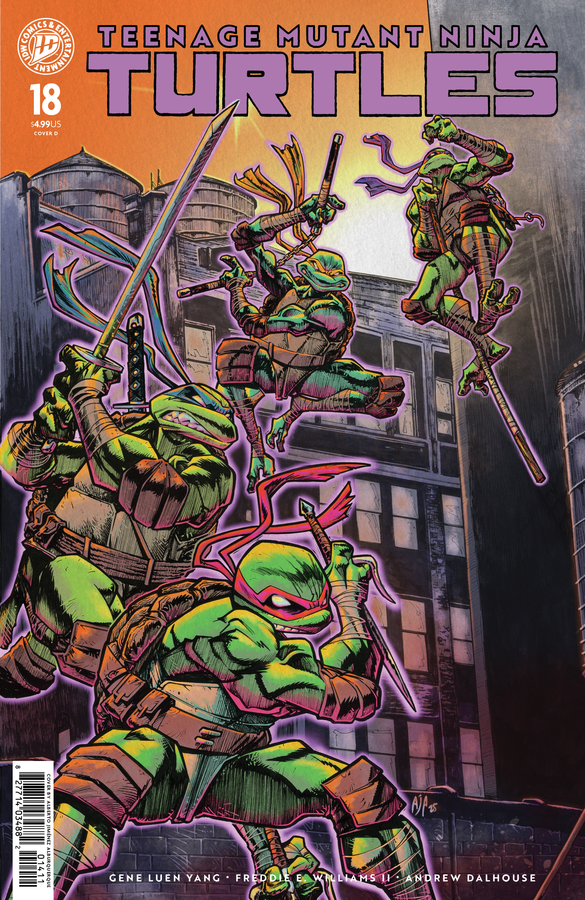 TEENAGE MUTANT NINJA TURTLES #18