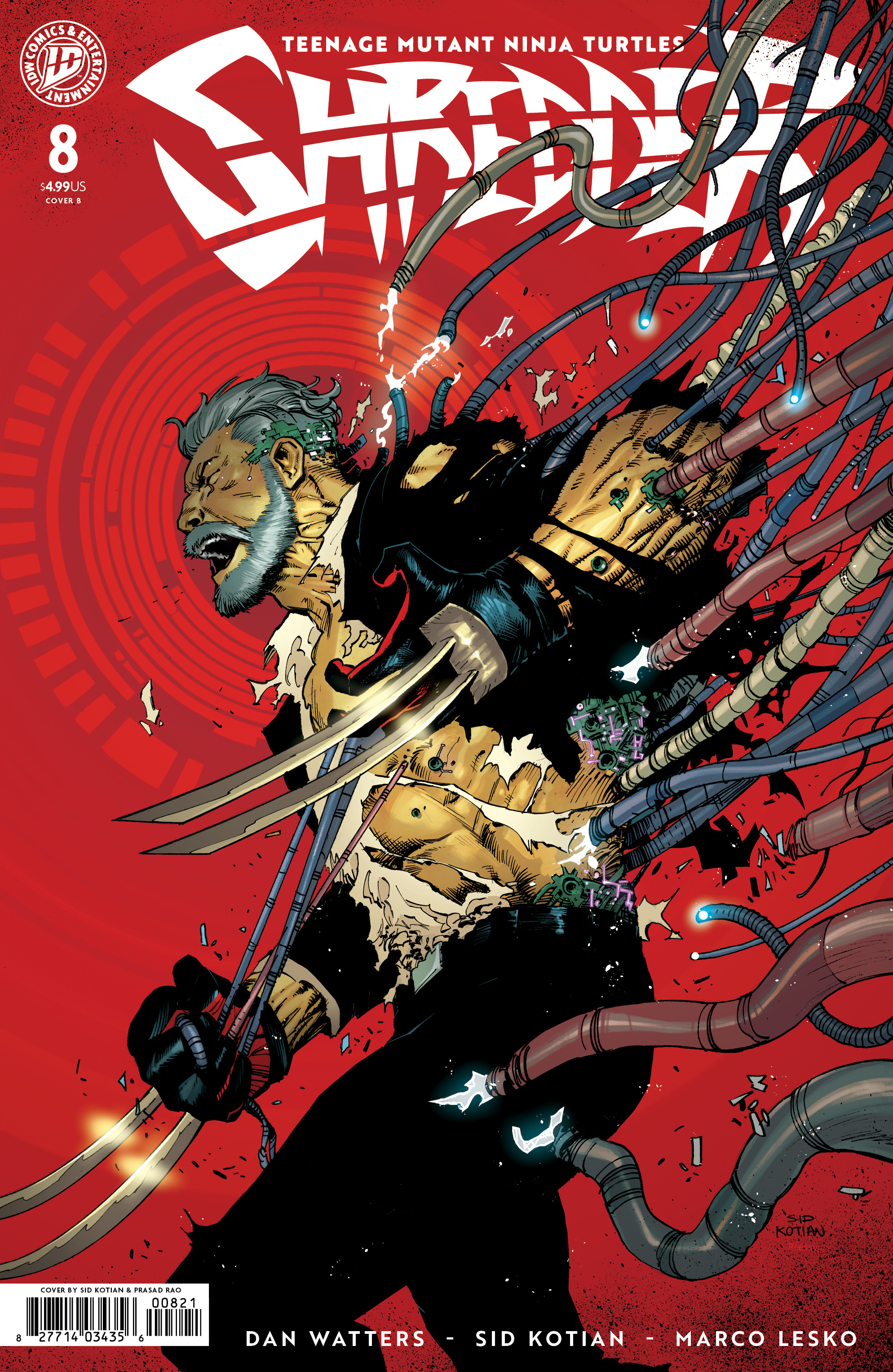 TEENAGE MUTANT NINJA TURTLES SHREDDER #08