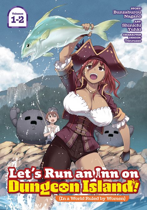 LET'S RUN AN INN ON DUNGEON ISLAND! (IN A WORLD RULED BY WOMEN) (OMNIBUS) VOL. 01-02 TP