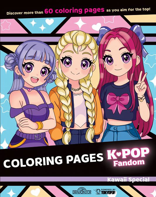 K-POP FANDOM COLORING PAGES KAWAII SPECIAL TP