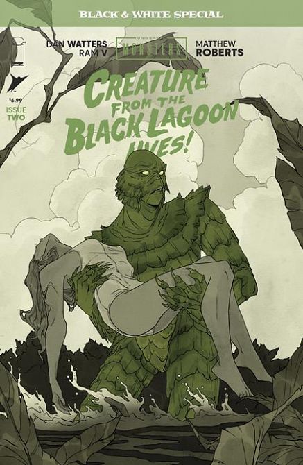 UNIVERSAL MONSTERS CREATURE FROM THE BLACK LAGOON LIVES BLACK & WHITE SPECIAL #2