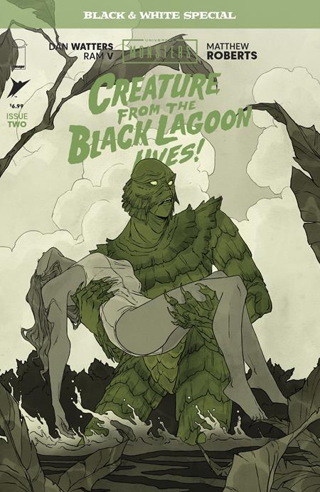 UNIVERSAL MONSTERS CREATURE FROM THE BLACK LAGOON LIVES BLACK & WHITE SPECIAL #2