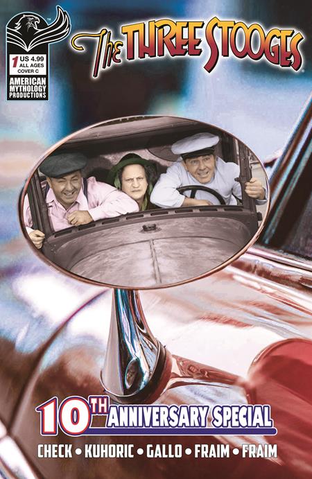 THREE STOOGES AMERICAN MYTHOLOGY 10TH ANNIVERSARY #1