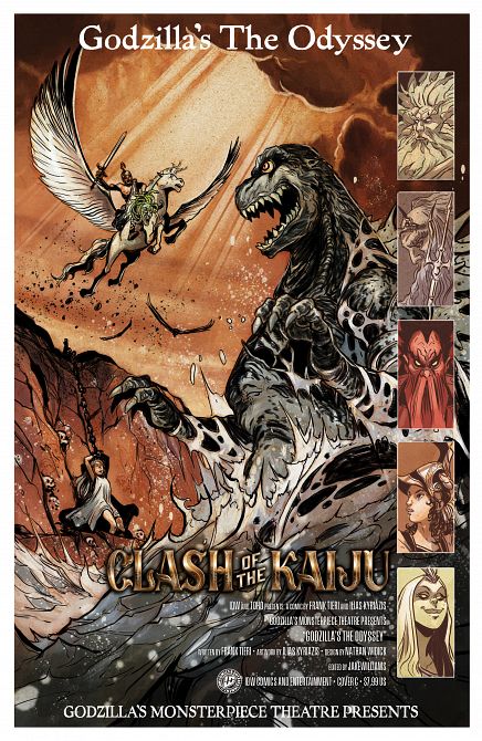 GODZILLA’S MONSTERPIECE THEATRE PRESENTS GODZILLA’S THE ODYSSEY VARIANT C (TUNICA MOVIE HOMAGE COVER) #02