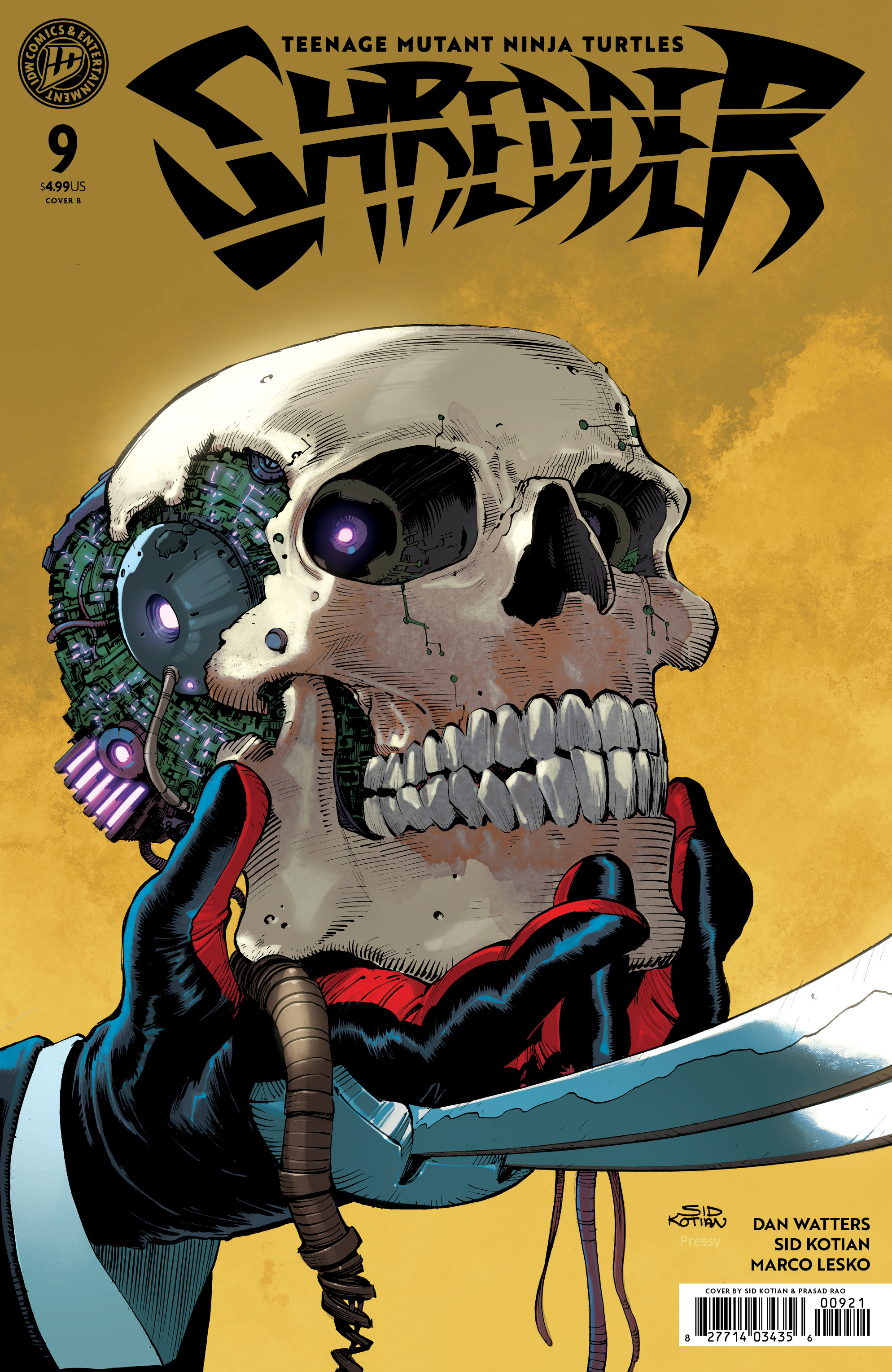 TEENAGE MUTANT NINJA TURTLES SHREDDER #09