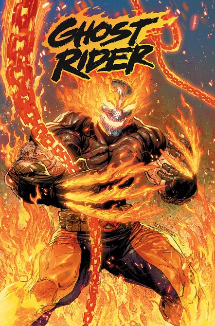 GHOST RIDER BY BENJAMIN PERCY OMNIBUS RYAN STEGMAN COVER [DM ONLY] HC