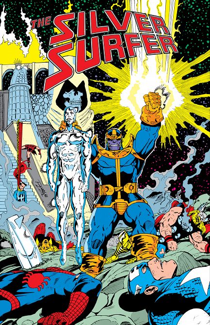 SILVER SURFER THE INFINITY GAUNTLET OMNIBUS RON LIM INFINITY GAUNTLET COVER HC