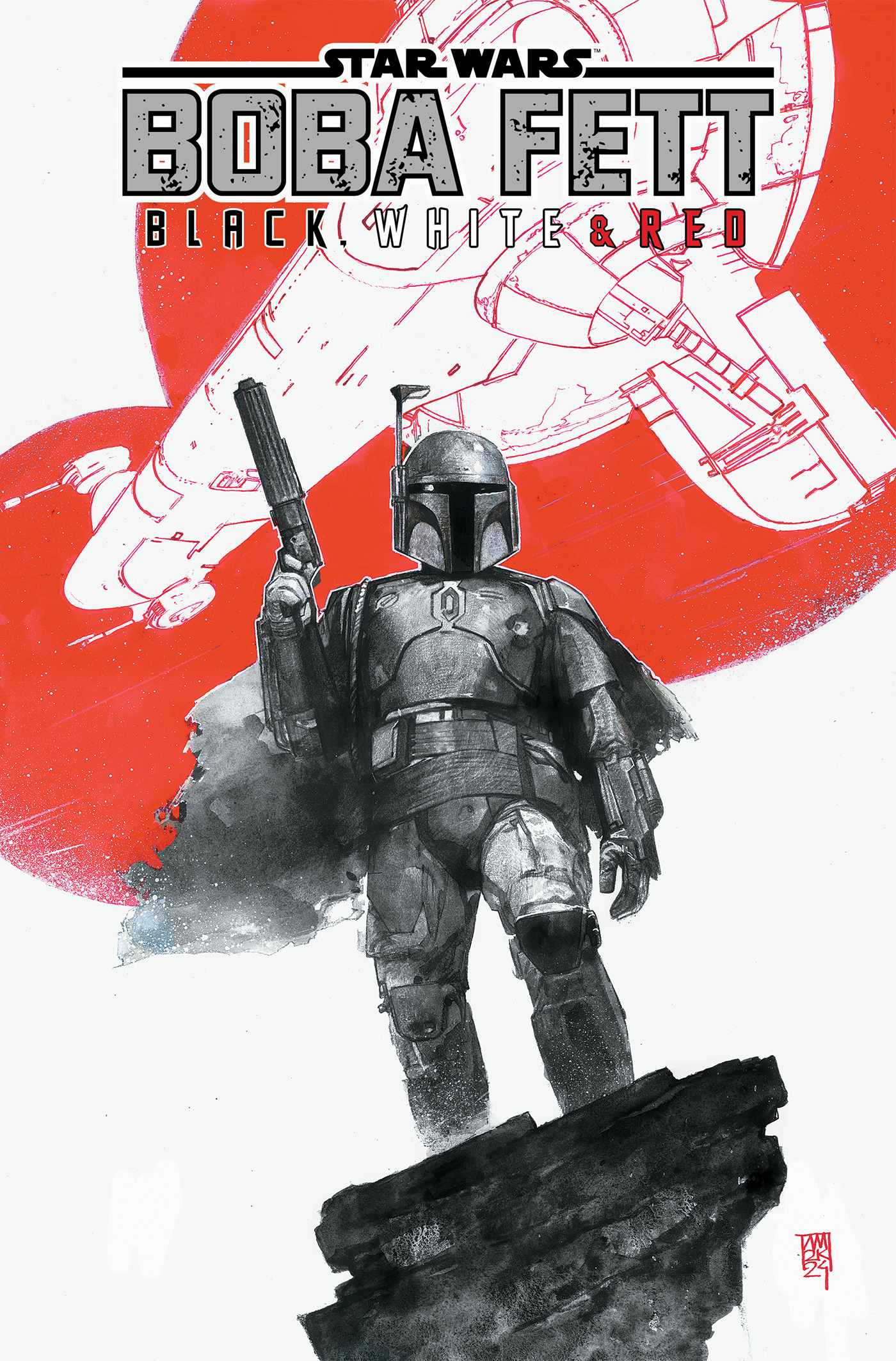 STAR WARS BOBA FETT - BLACK, WHITE & RED TREASURY EDITION TP