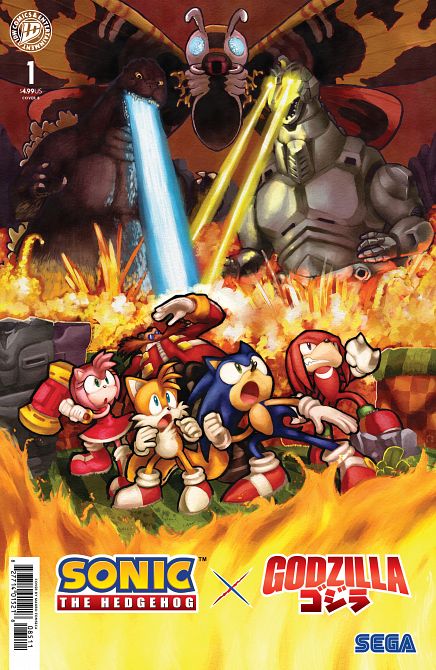 SONIC THE HEDGEHOG X GODZILLA #01