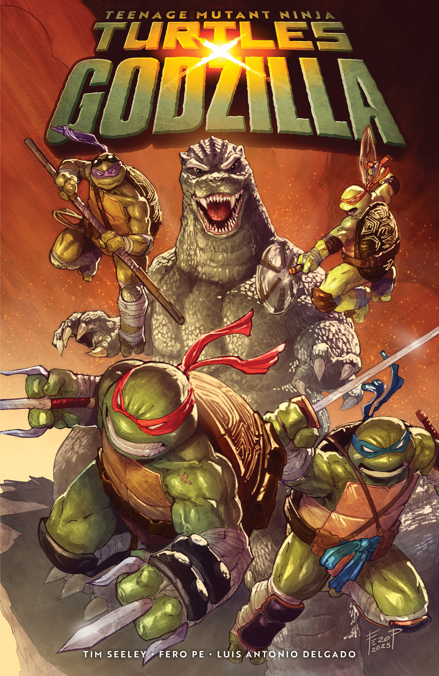 TEENAGE MUTANT NINJA TURTLES X GODZILLA TP