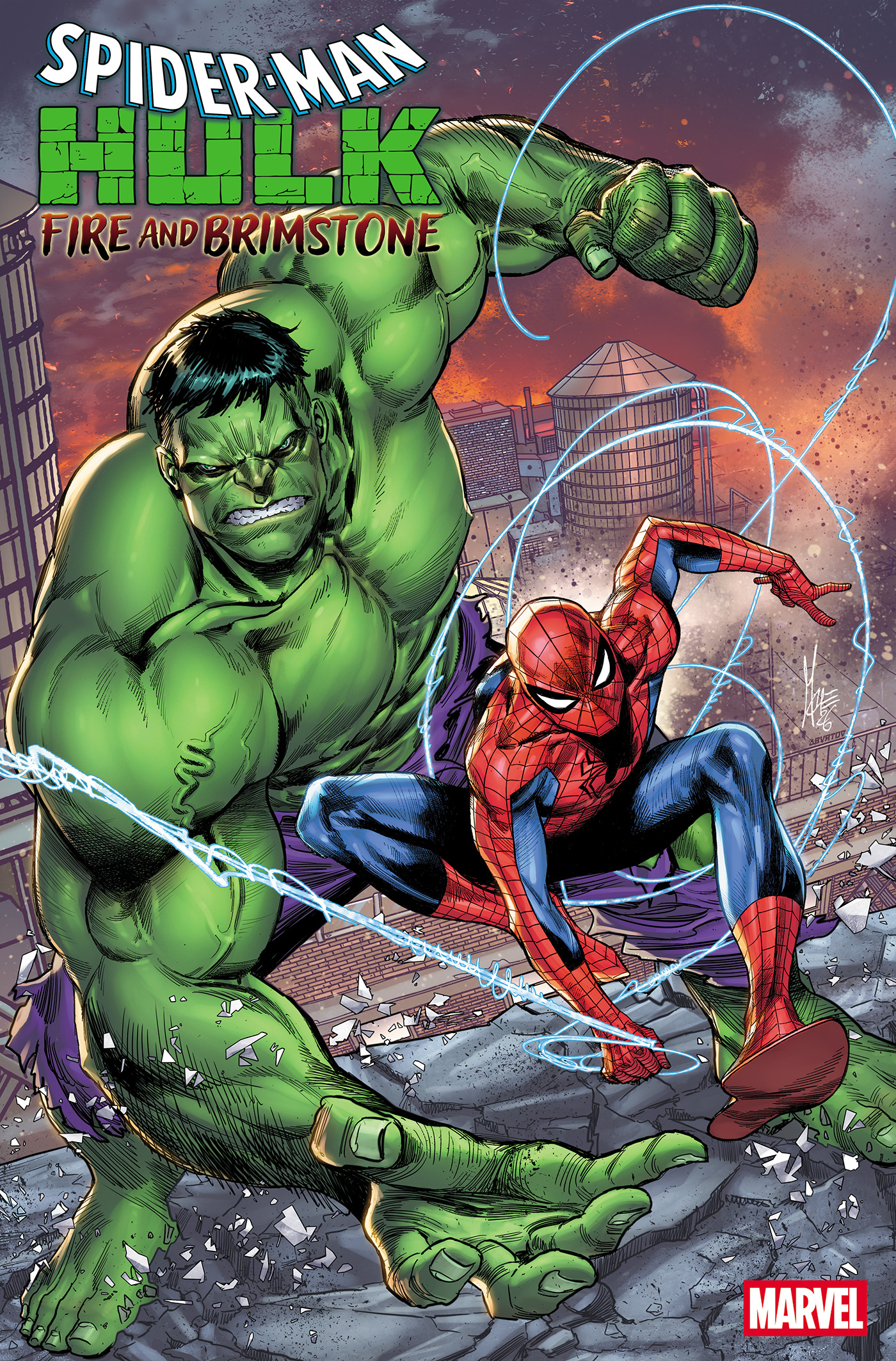 SPIDER-MAN / HULK FIRE AND BRIMSTONE #01