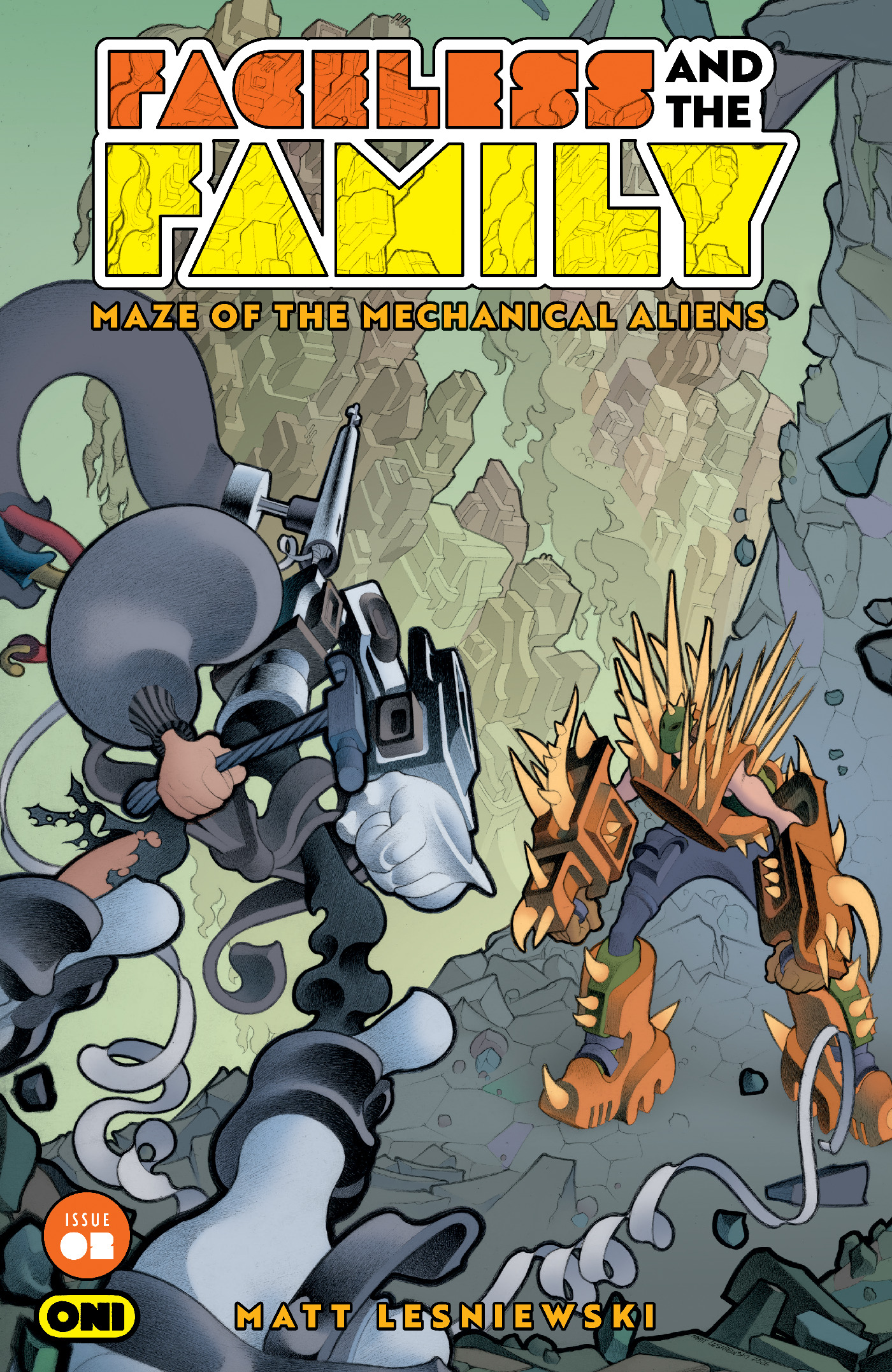 FACELESS AND THE FAMILY MAZE OF THE MECHANICAL ALIENS #02