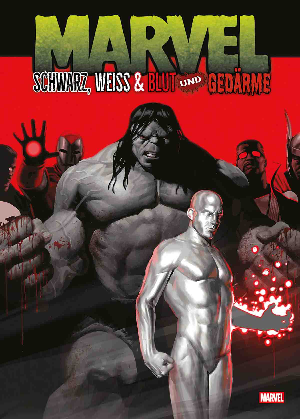 MARVEL: SCHWARZ, WEISS & BLUT UND GEDÄRME