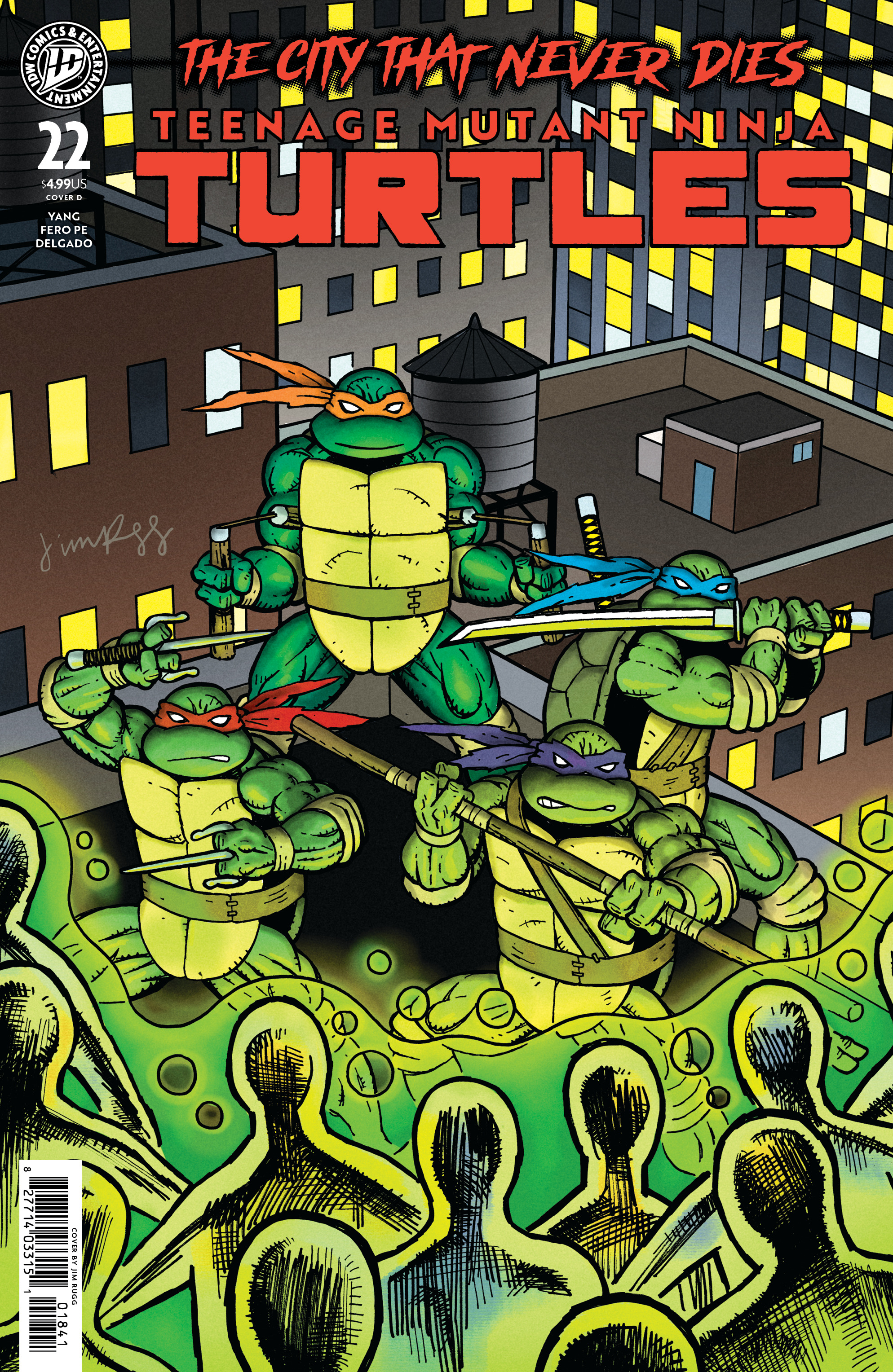 TEENAGE MUTANT NINJA TURTLES #22