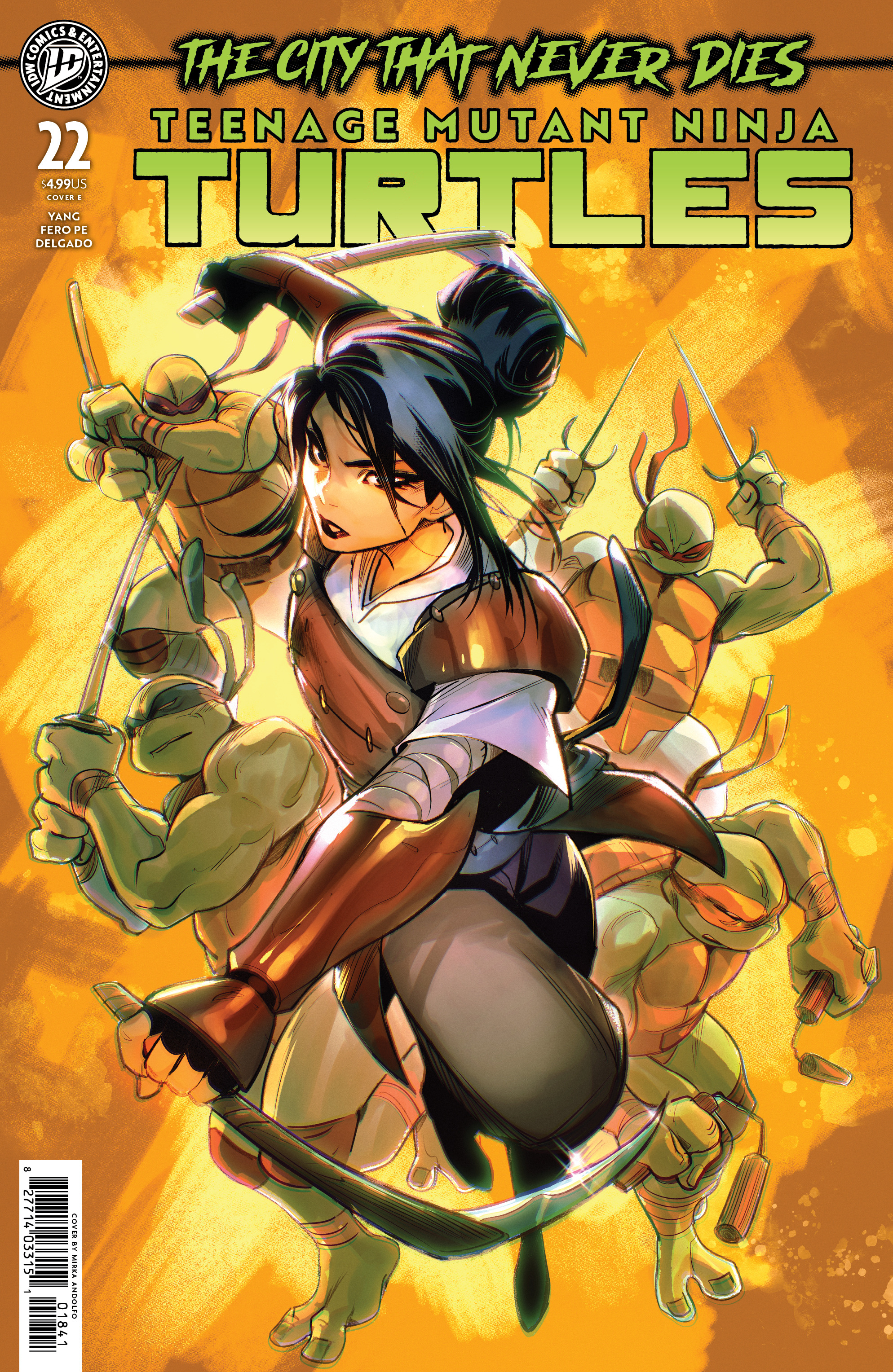 TEENAGE MUTANT NINJA TURTLES #22