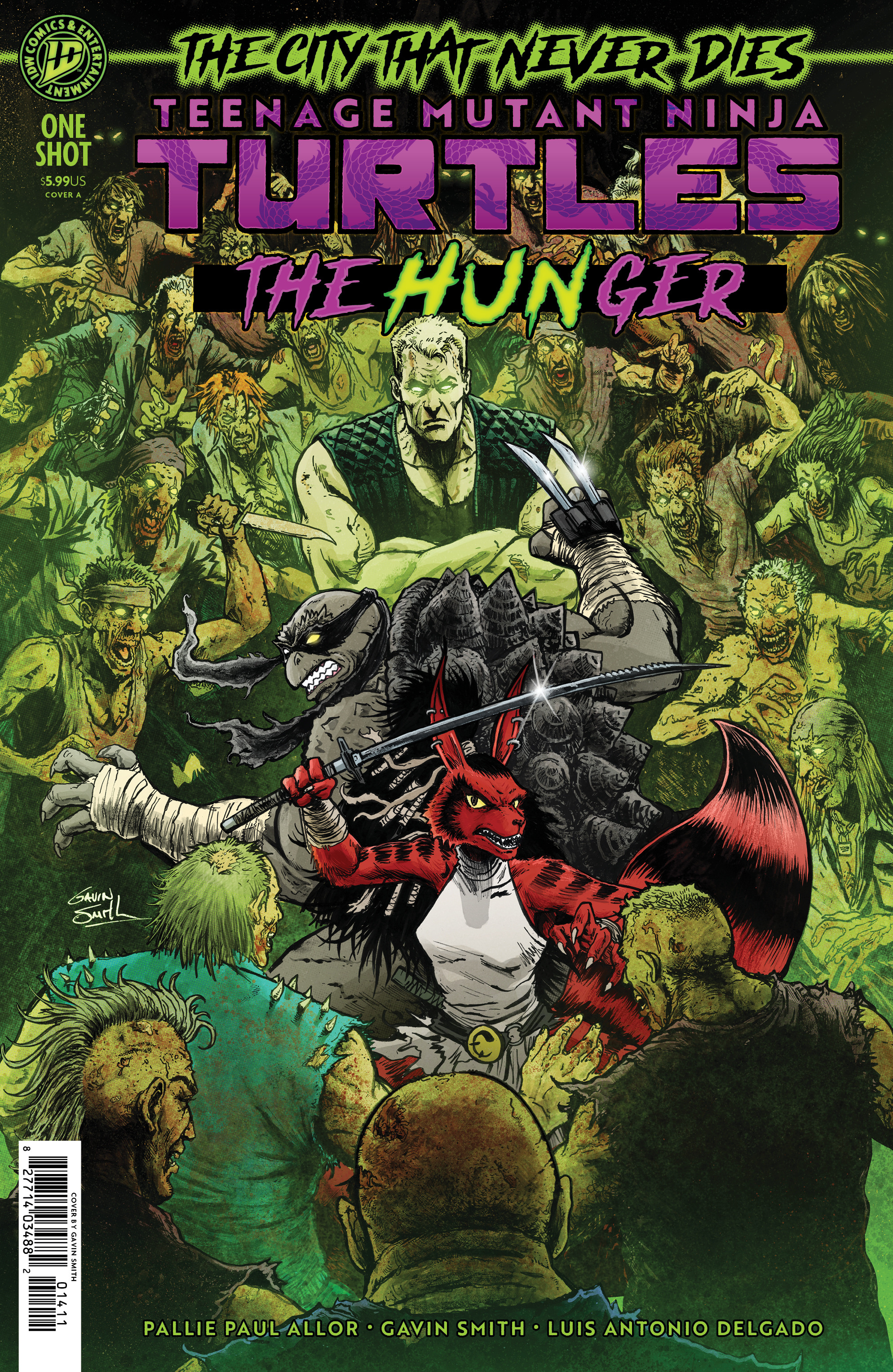 TEENAGE MUTANT NINJA TURTLES THE HUNGER COVER A (SMITH)
