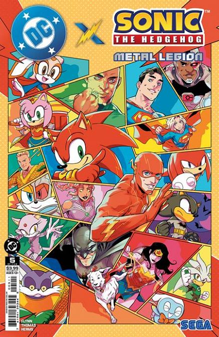 DC X SONIC THE HEDGEHOG THE METAL LEGION #5