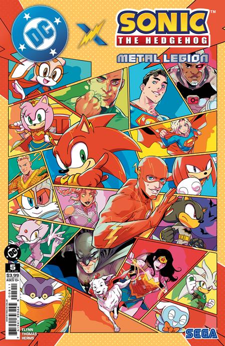 DC X SONIC THE HEDGEHOG THE METAL LEGION #5