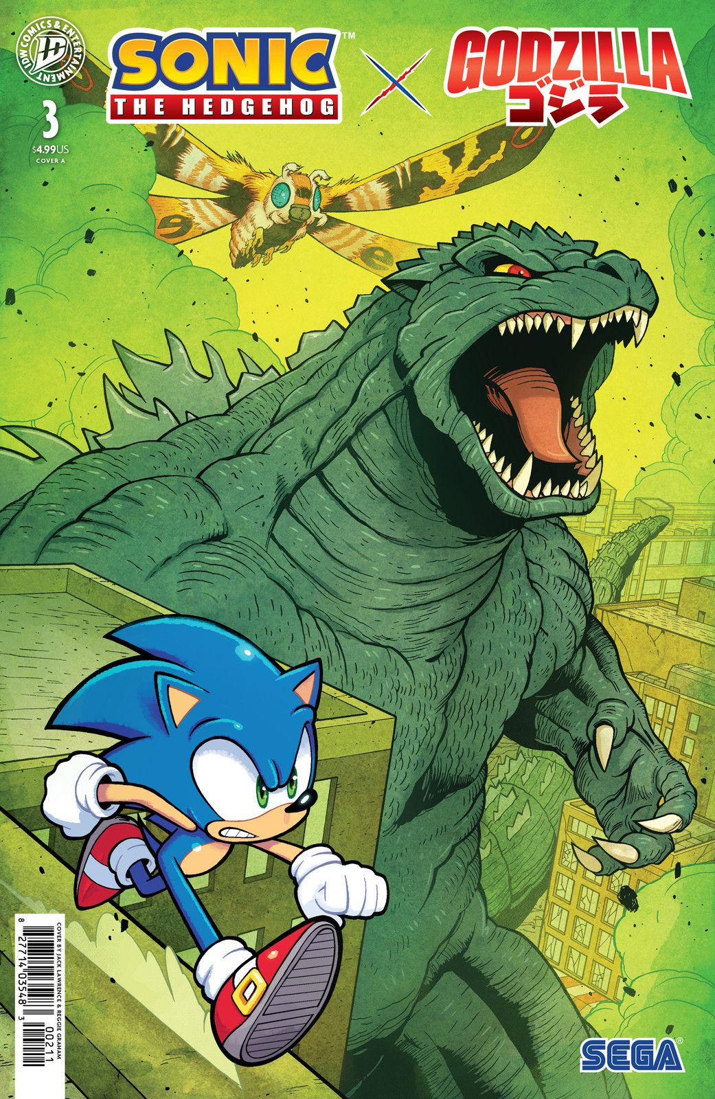 SONIC THE HEDGEHOG X GODZILLA #03