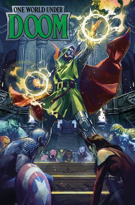 ONE WORLD UNDER DOOM OMNIBUS BEN HARVEY COVER HC