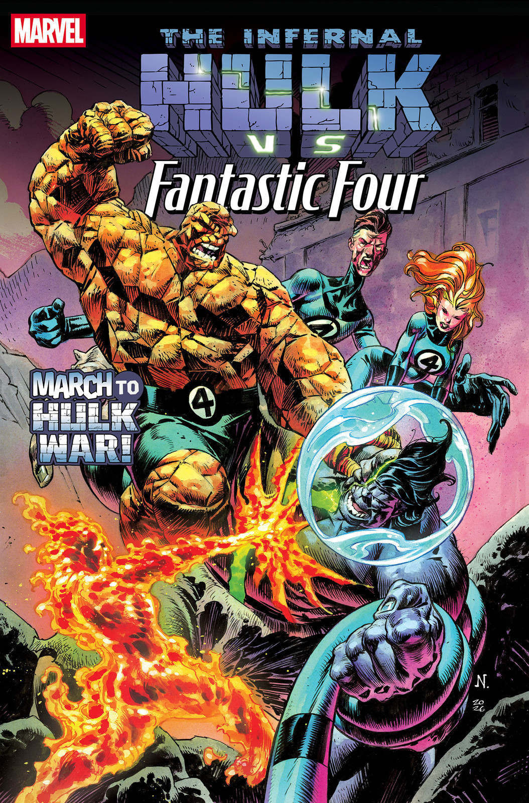 INFERNAL HULK VS. FANTASTIC FOUR #01