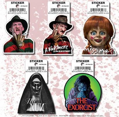ATA-BOY HORROR MOVIES 15 STICKER PACK #1