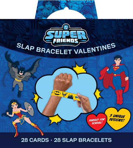 DC SUPER FRIENDS SLAP BRACELET VALENTINES #1
