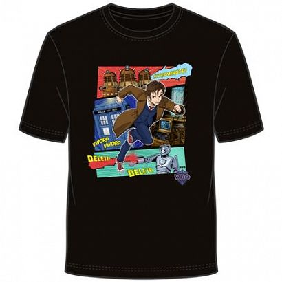 DOCTOR WHO DR MANGA T-SHIRT XL #1